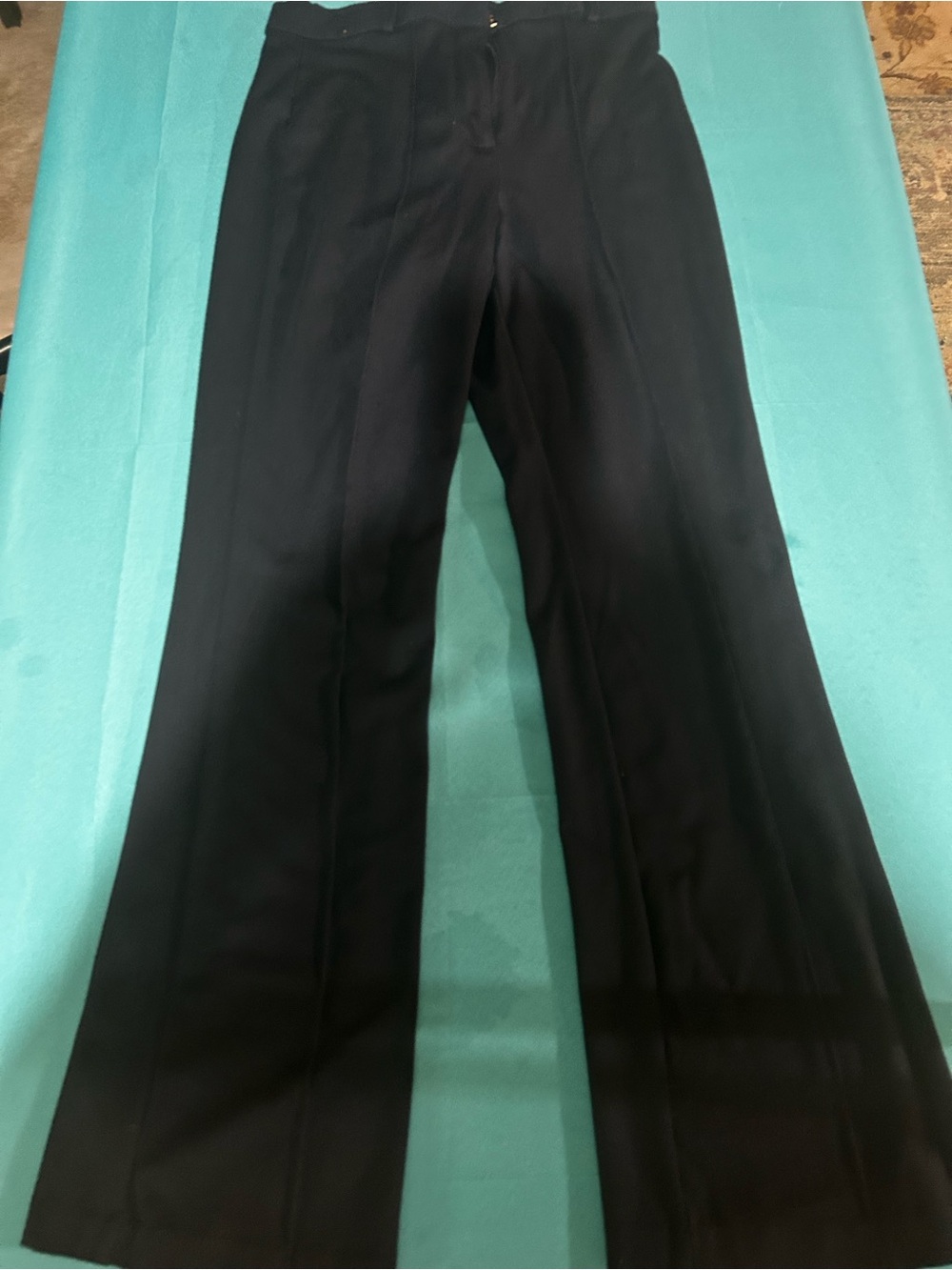 Navy Wide-Leg Women's trousers